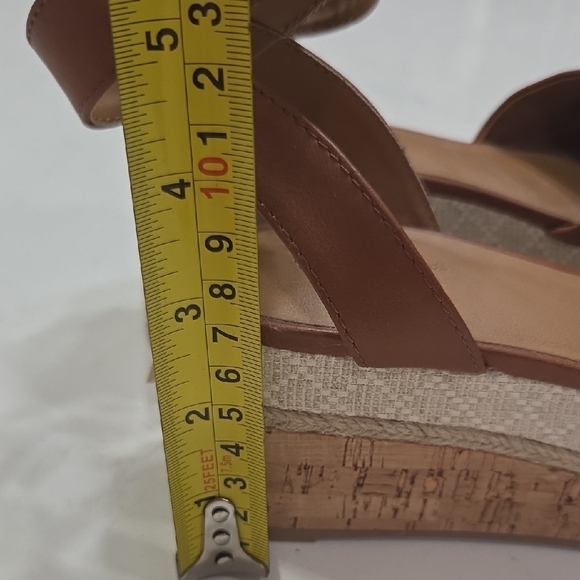 Universal Thread Brown Wedge Sandals Sz 7 New With Tag - Picture 9 of 9